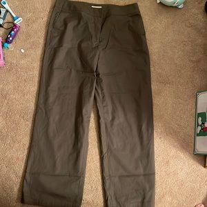 Brown Talbots collection stretch slacks size 14